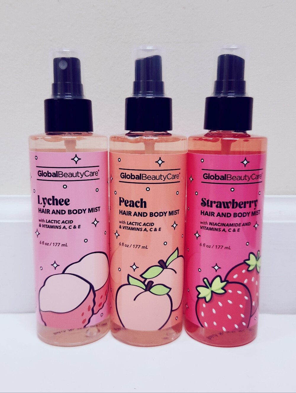 Global Beauty Care Hair and Body Mist Set